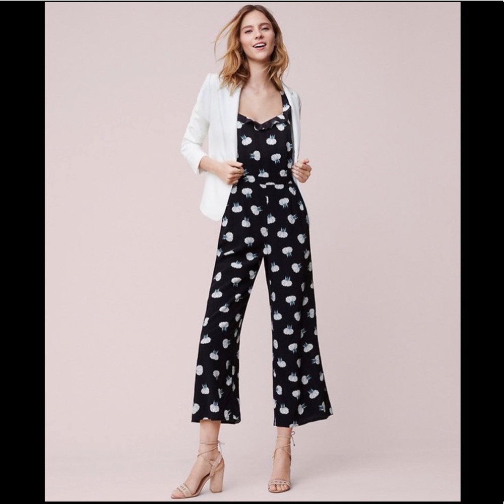 LOFT Lotus Ruffle Jumpsuit